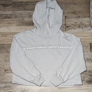 Under Armour Women's Light Gray Hoodie S/M